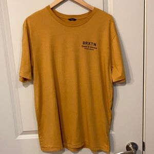 Brixton T-Shirt - Yellow - Large